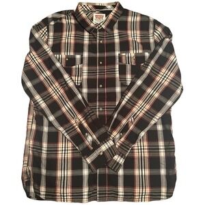 Men’s Levi’s Long Sleeve Plaid Shirt XL